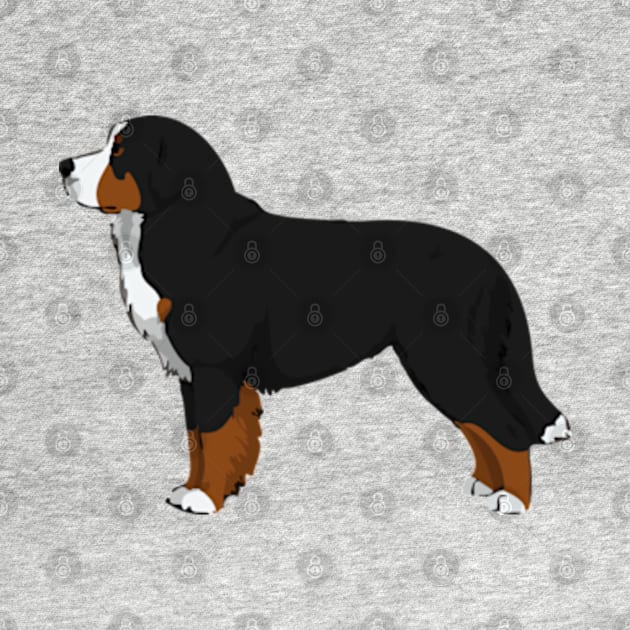 Cute Bernese Mountain Dog by emrdesigns